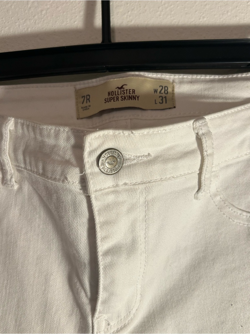 Hollister Super Skinny Women’s White Jeans